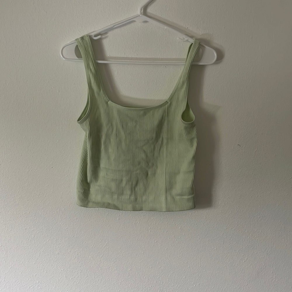 Green tank top